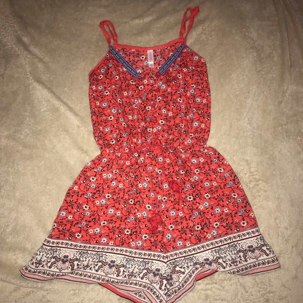 flower print romper!!